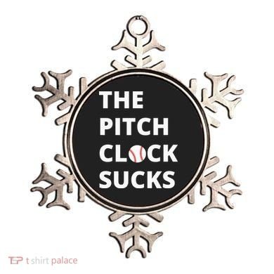 The Pitch Clock Sucks Pitching Shot Clock Baseball Pitcher Ornament