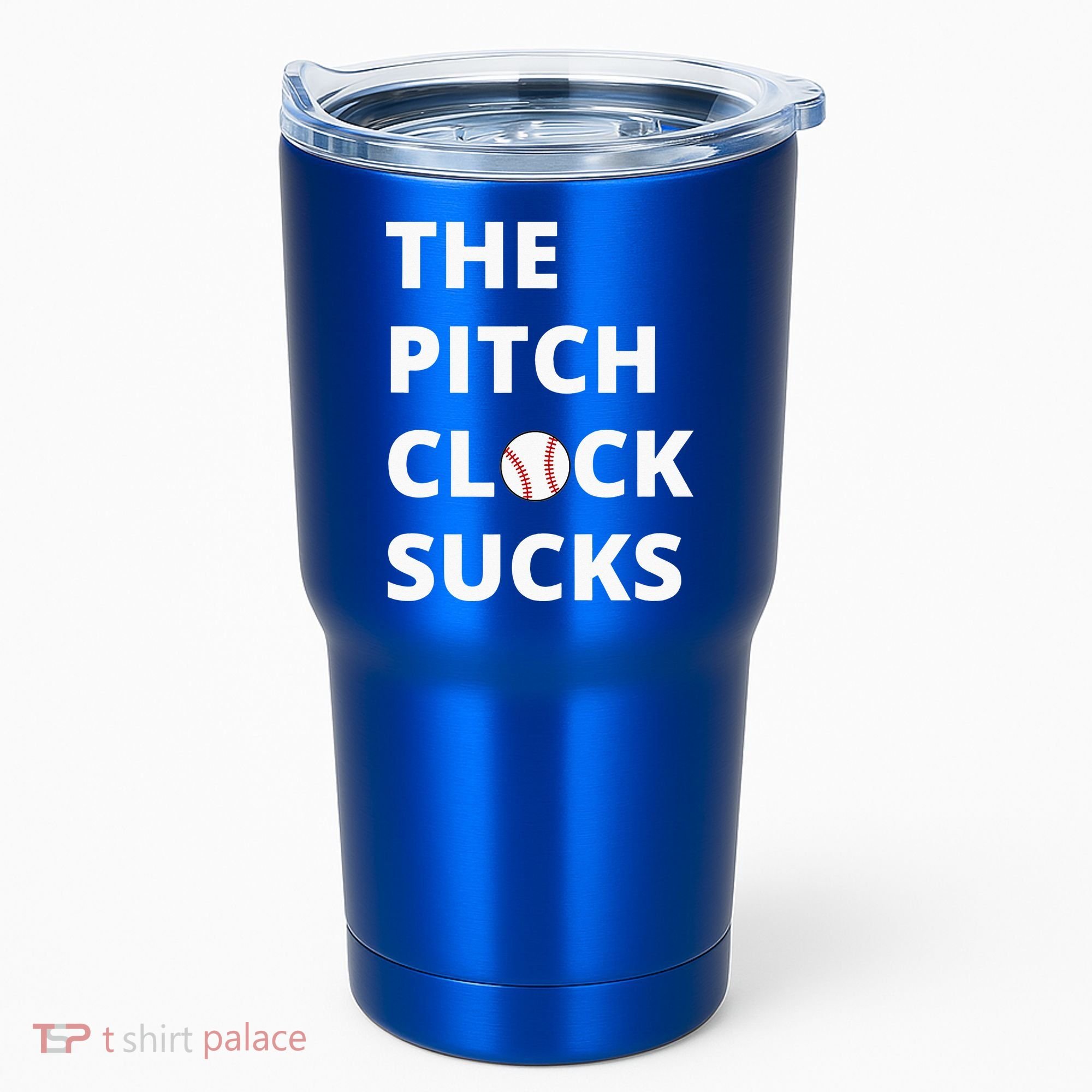 The Pitch Clock Sucks Pitching Shot Clock Baseball Pitcher Tumbler