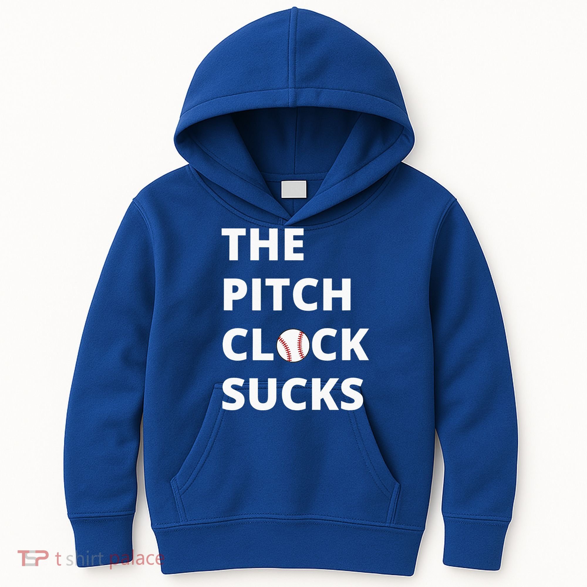 The Pitch Clock Sucks Pitching Shot Clock Baseball Pitcher Kids Hoodie