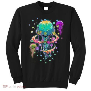 Trippy Psychedelic Colorful Jellyfish Sweatshirt