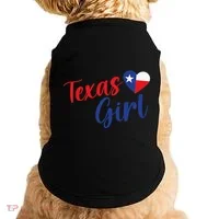 Texas Pride Cute Home State Texas Doggie Tank thumb 0
