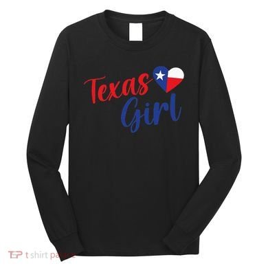 Texas Pride Cute Home State Texas Long Sleeve Shirt