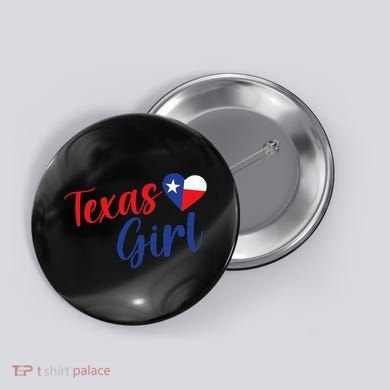 Texas Pride Cute Home State Texas Button