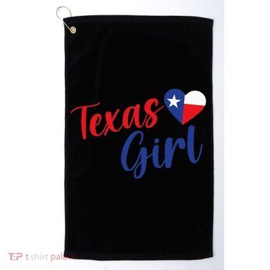 Texas Pride Cute Home State Texas Golf Towel