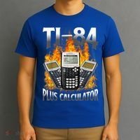 Ti84 Plus Calculator Funny Math Teacher T-Shirt thumb 3