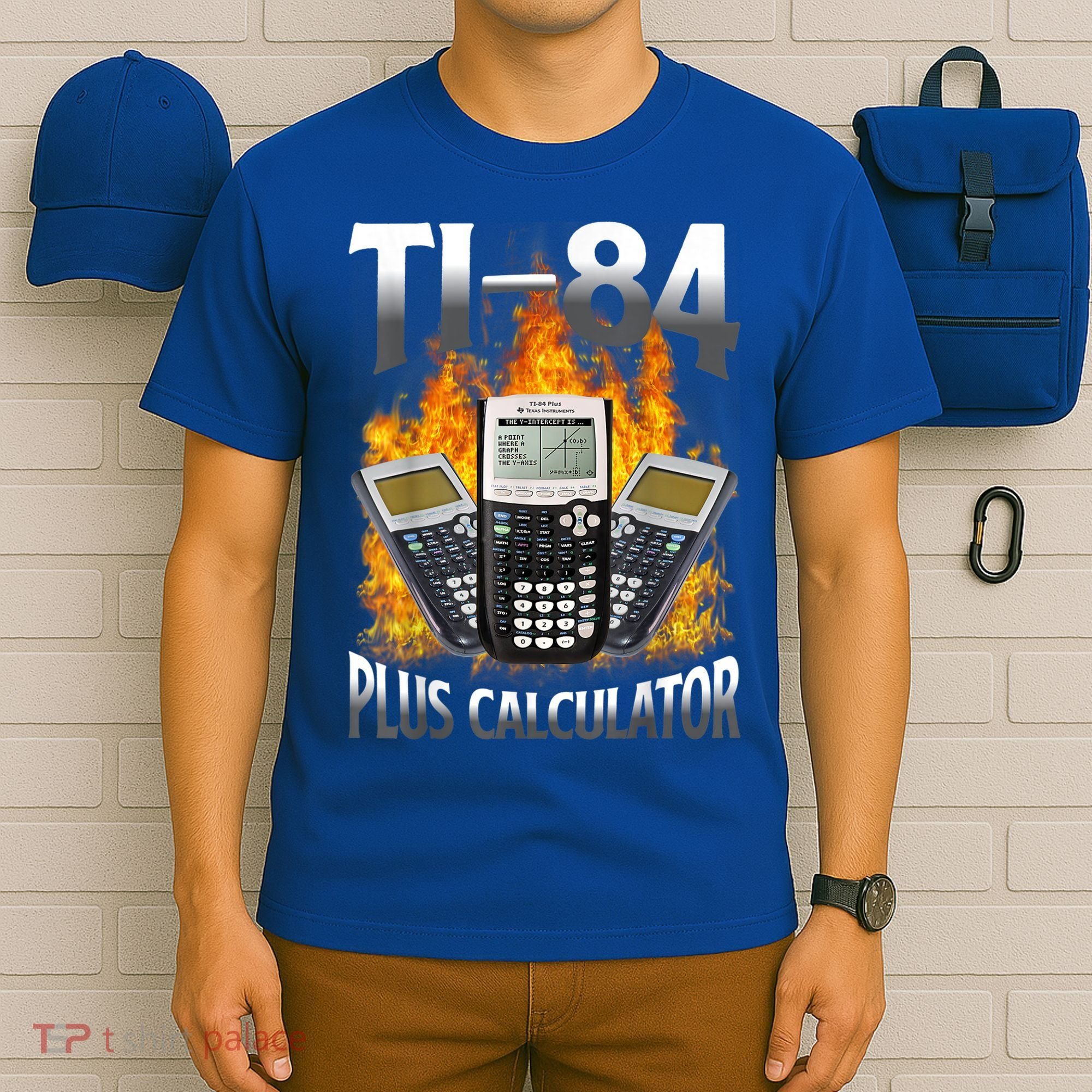 Ti84 Plus Calculator Funny Math Teacher T-Shirt