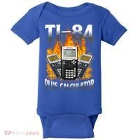 Ti84 Plus Calculator Funny Math Teacher Baby Bodysuit thumb 0