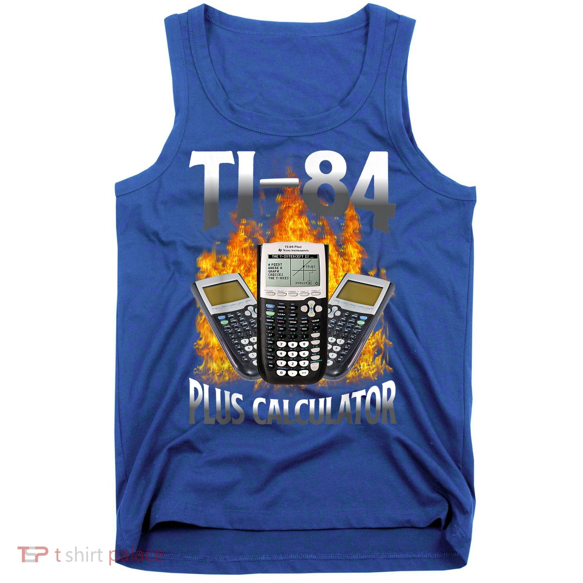 Ti84 Plus Calculator Funny Math Teacher Tank Top