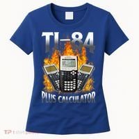 Ti84 Plus Calculator Funny Math Teacher Women's T-Shirt thumb 0