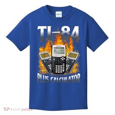 Ti84 Plus Calculator Funny Math Teacher Kids T-Shirt