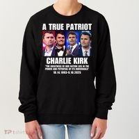 True Patriot Charlie Kirk Support American Values Women's Sweatshirt thumb 0
