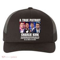 True Patriot Charlie Kirk Support American Values Yupoong Adult 5-Panel Trucker Hat thumb 0