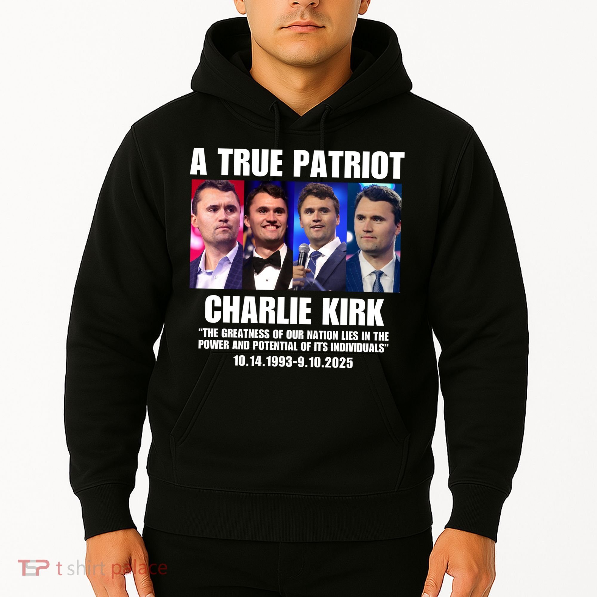 True Patriot Charlie Kirk Support American Values Hoodie