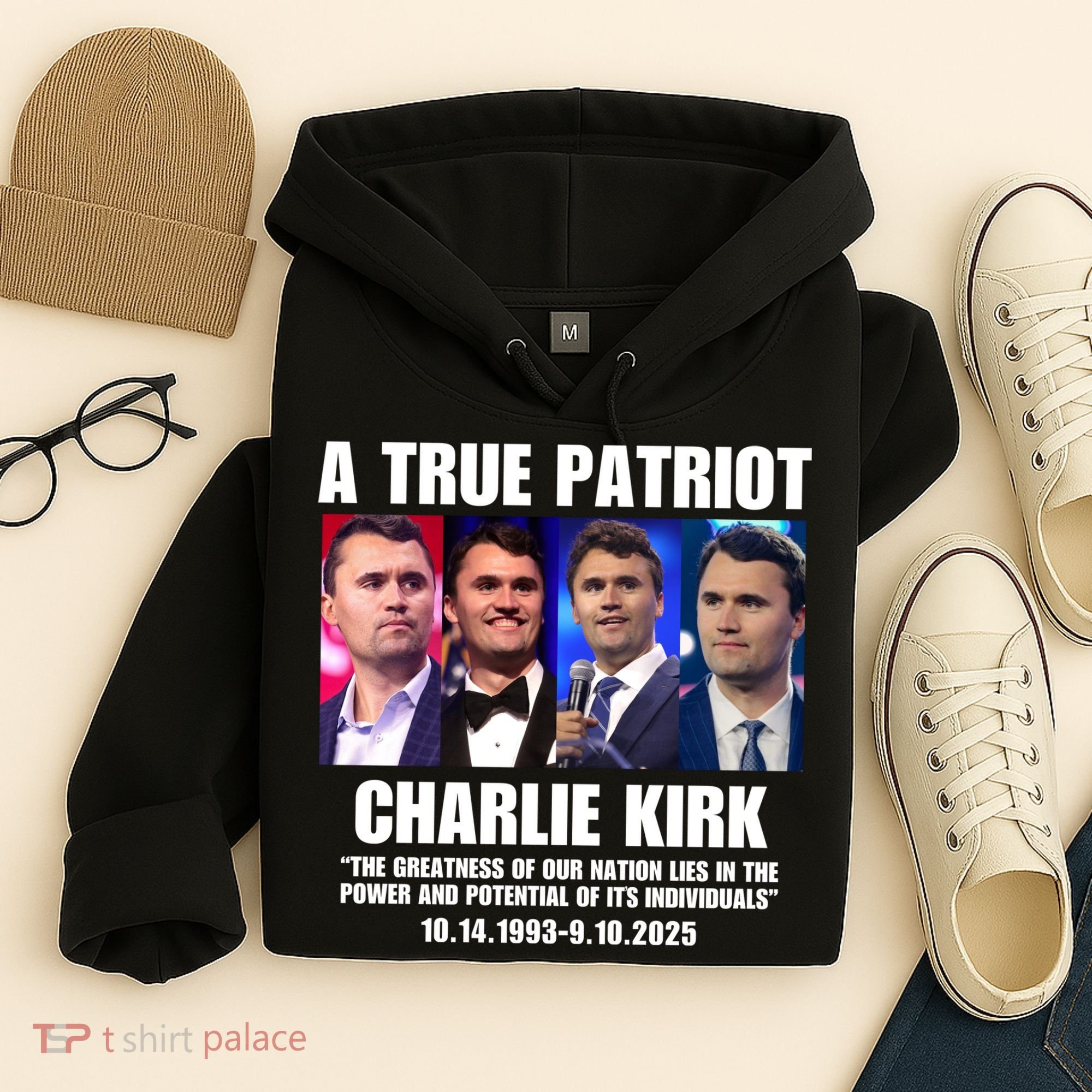 True Patriot Charlie Kirk Support American Values Hoodie