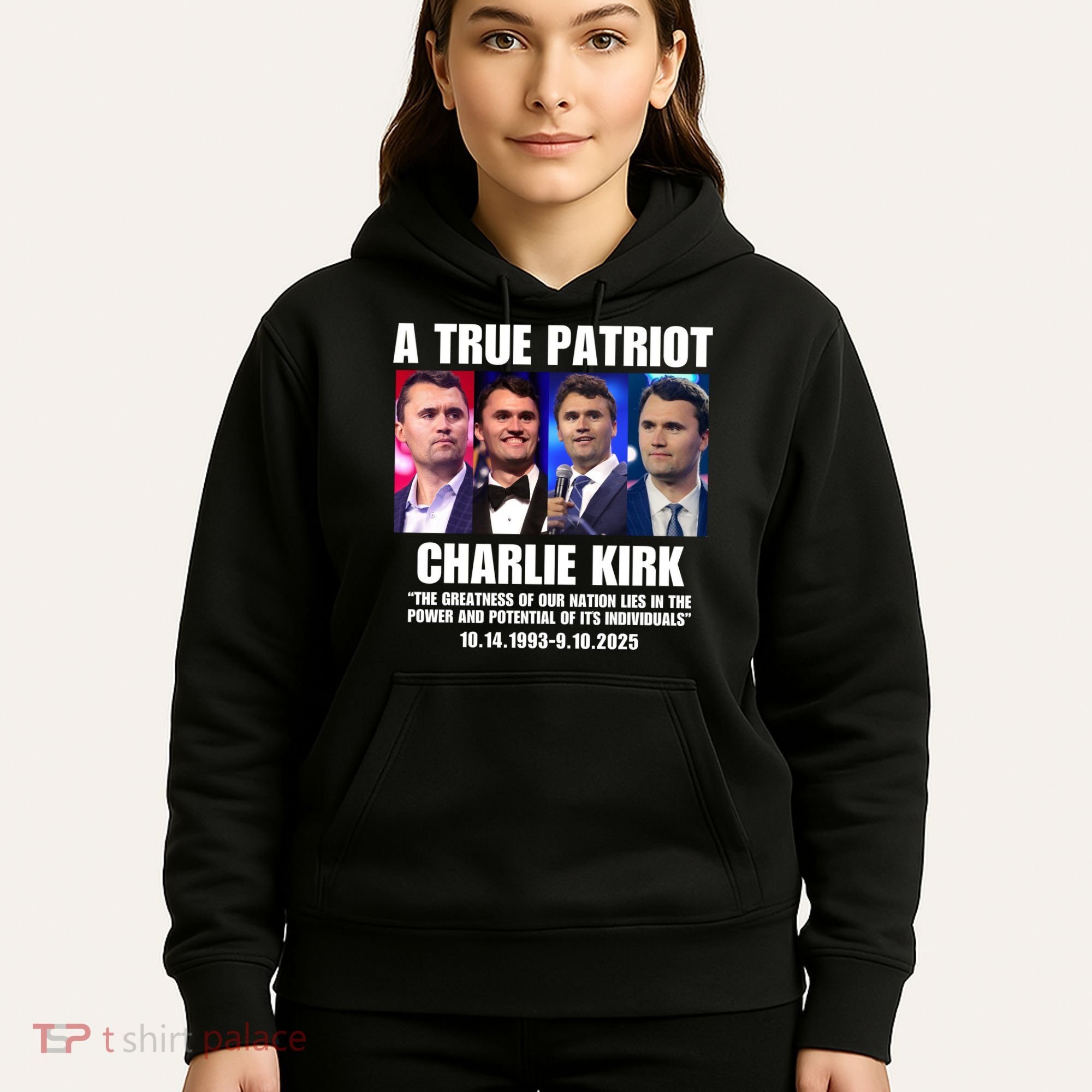 True Patriot Charlie Kirk Support American Values Hoodie