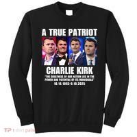 True Patriot Charlie Kirk Support American Values Sweatshirt thumb 0