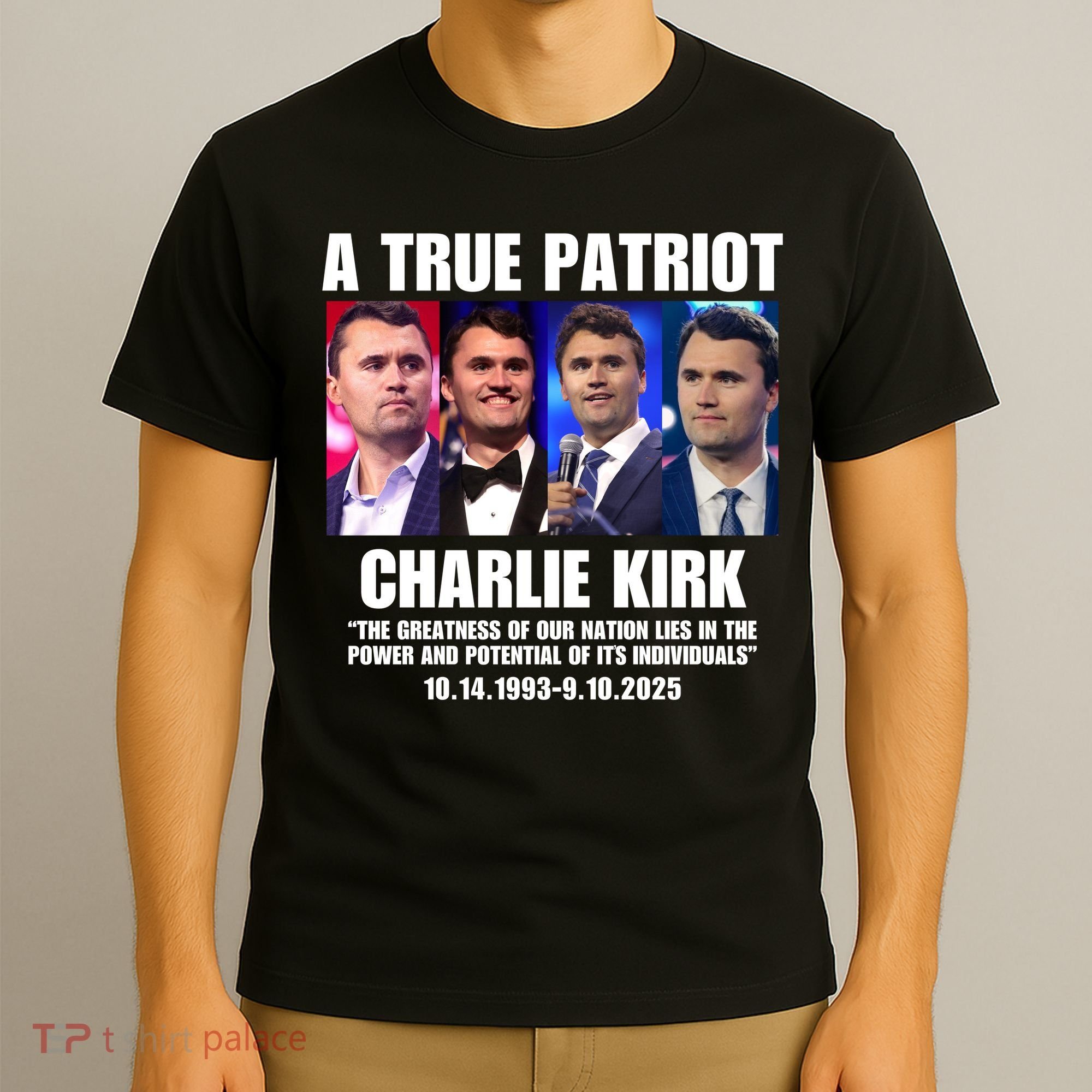 True Patriot Charlie Kirk Support American Values T-Shirt