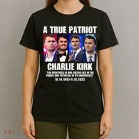 True Patriot Charlie Kirk Support American Values T-Shirt thumb 4