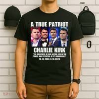 True Patriot Charlie Kirk Support American Values T-Shirt thumb 6