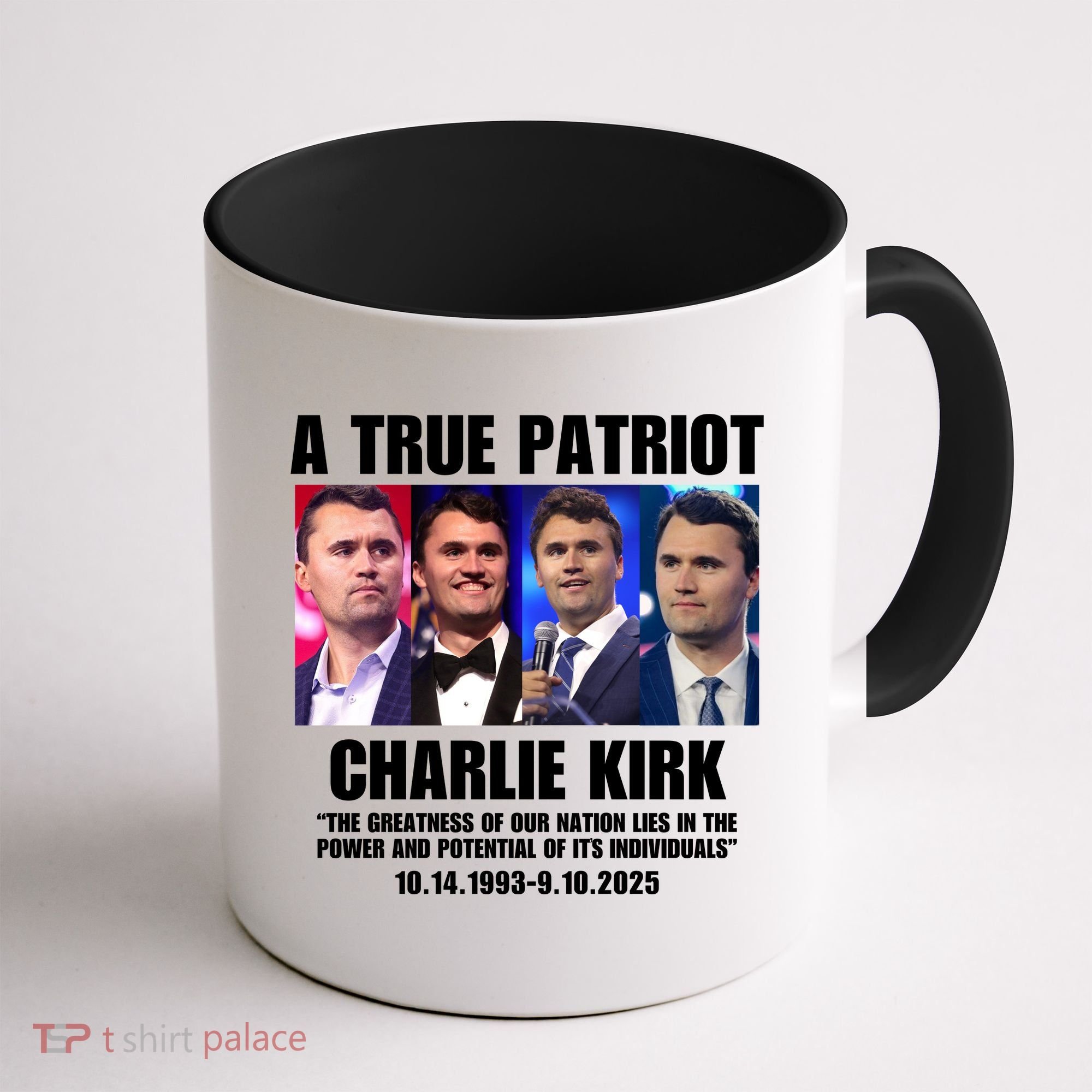 True Patriot Charlie Kirk Support American Values Coffee Mug