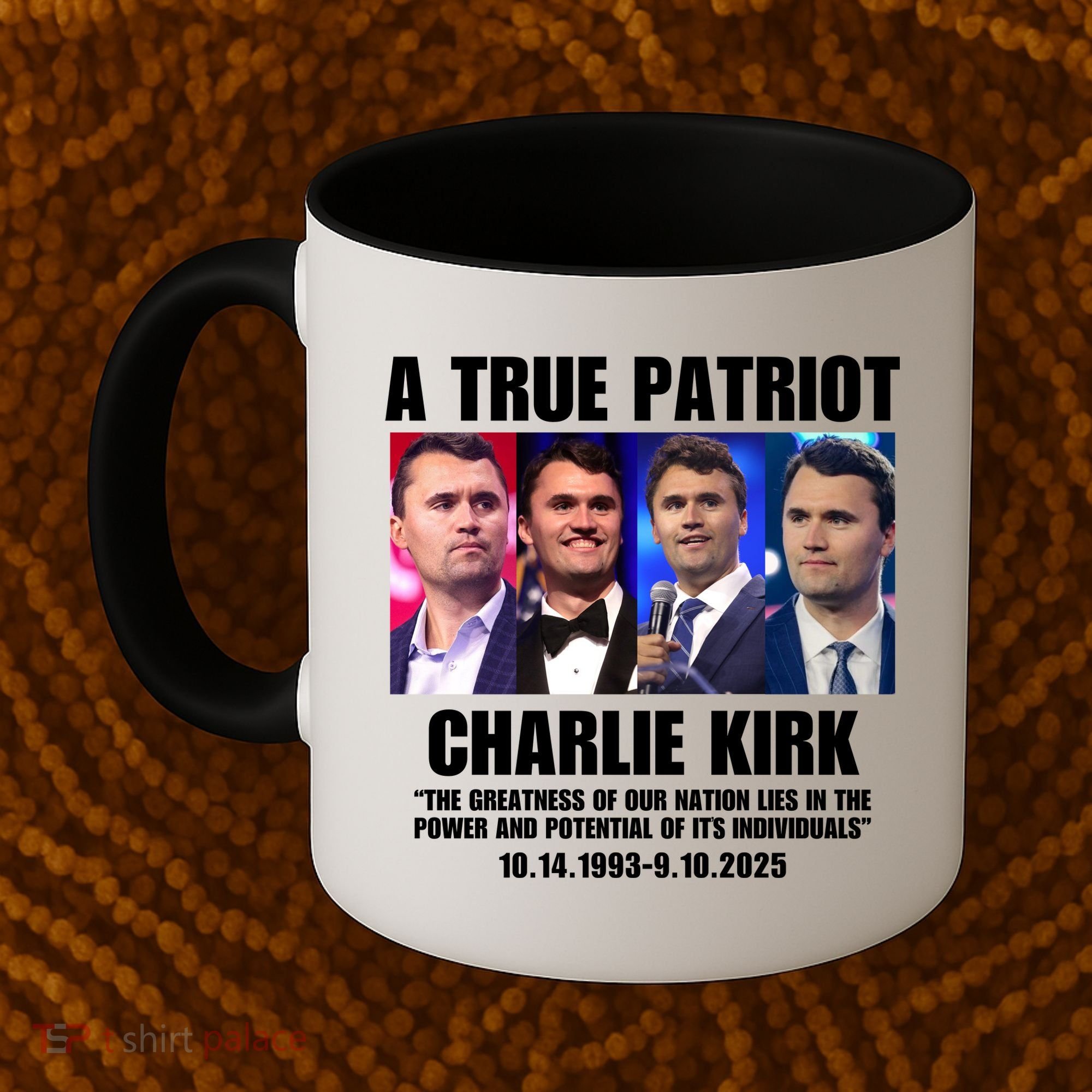 True Patriot Charlie Kirk Support American Values Coffee Mug