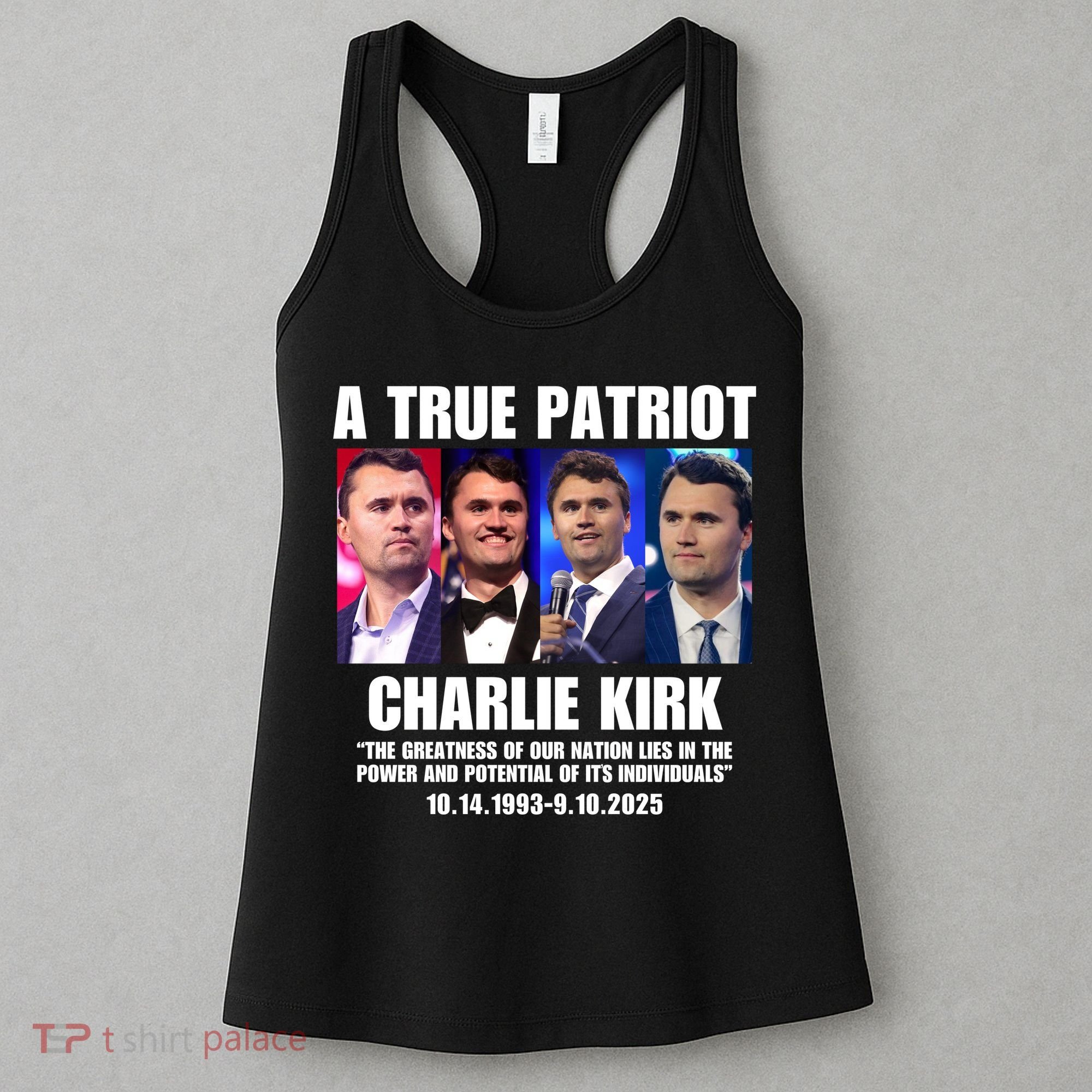 True Patriot Charlie Kirk Support American Values Women's Tank Top