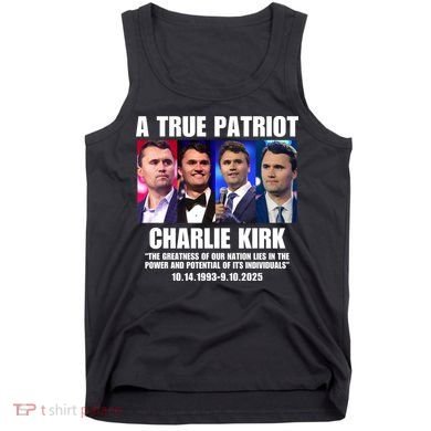 True Patriot Charlie Kirk Support American Values Tank Top