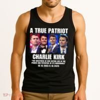 True Patriot Charlie Kirk Support American Values Tank Top thumb 3