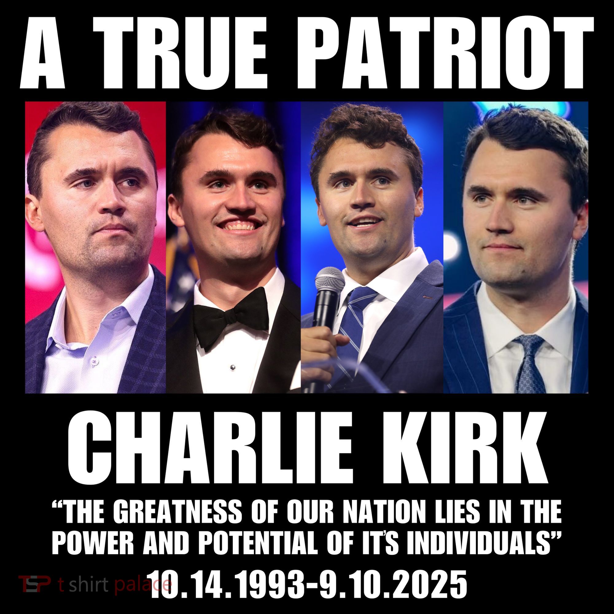 True Patriot Charlie Kirk Support American Values Tank Top