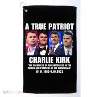 True Patriot Charlie Kirk Support American Values Golf Towel thumb 0