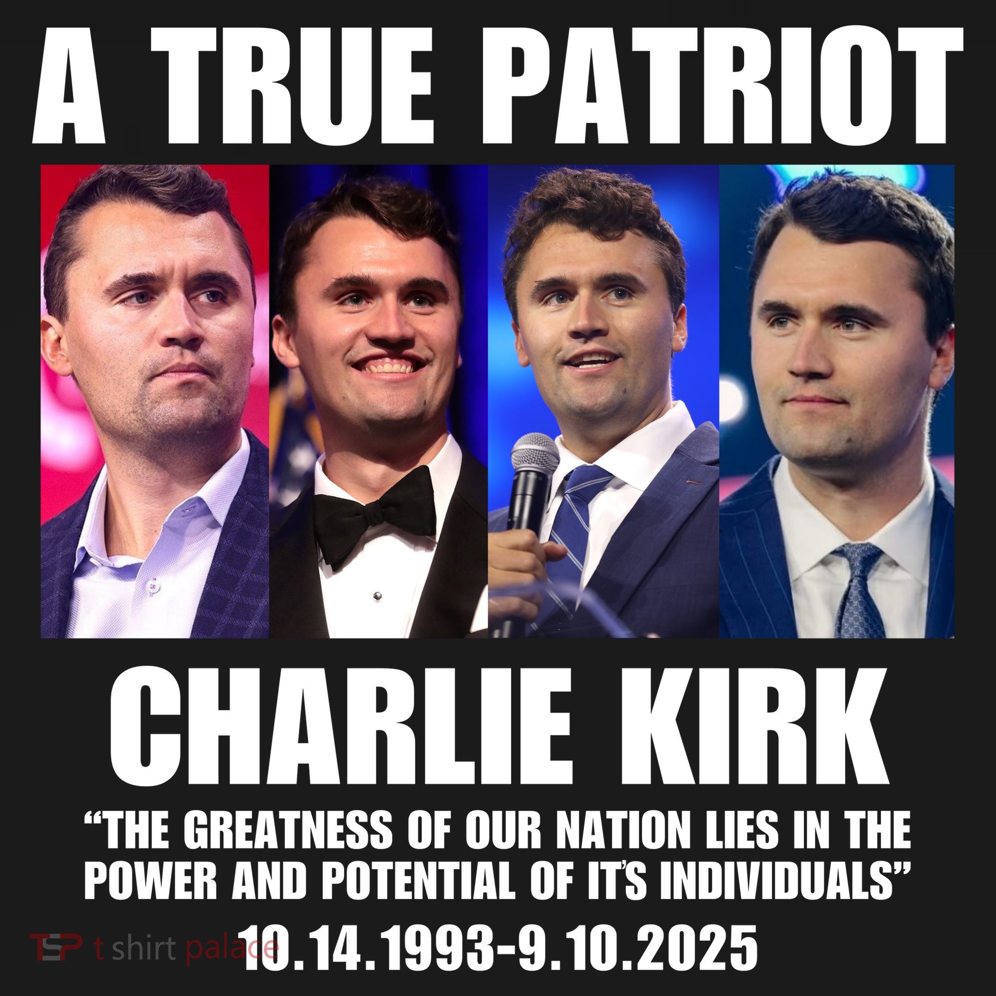 True Patriot Charlie Kirk Support American Values Kids T-Shirt