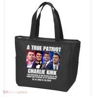 True Patriot Charlie Kirk Support American Values Tote Bag thumb 3