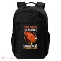 The Perfect Combination Of Strategy & Luck Fun Table Tennis Backpack thumb 0