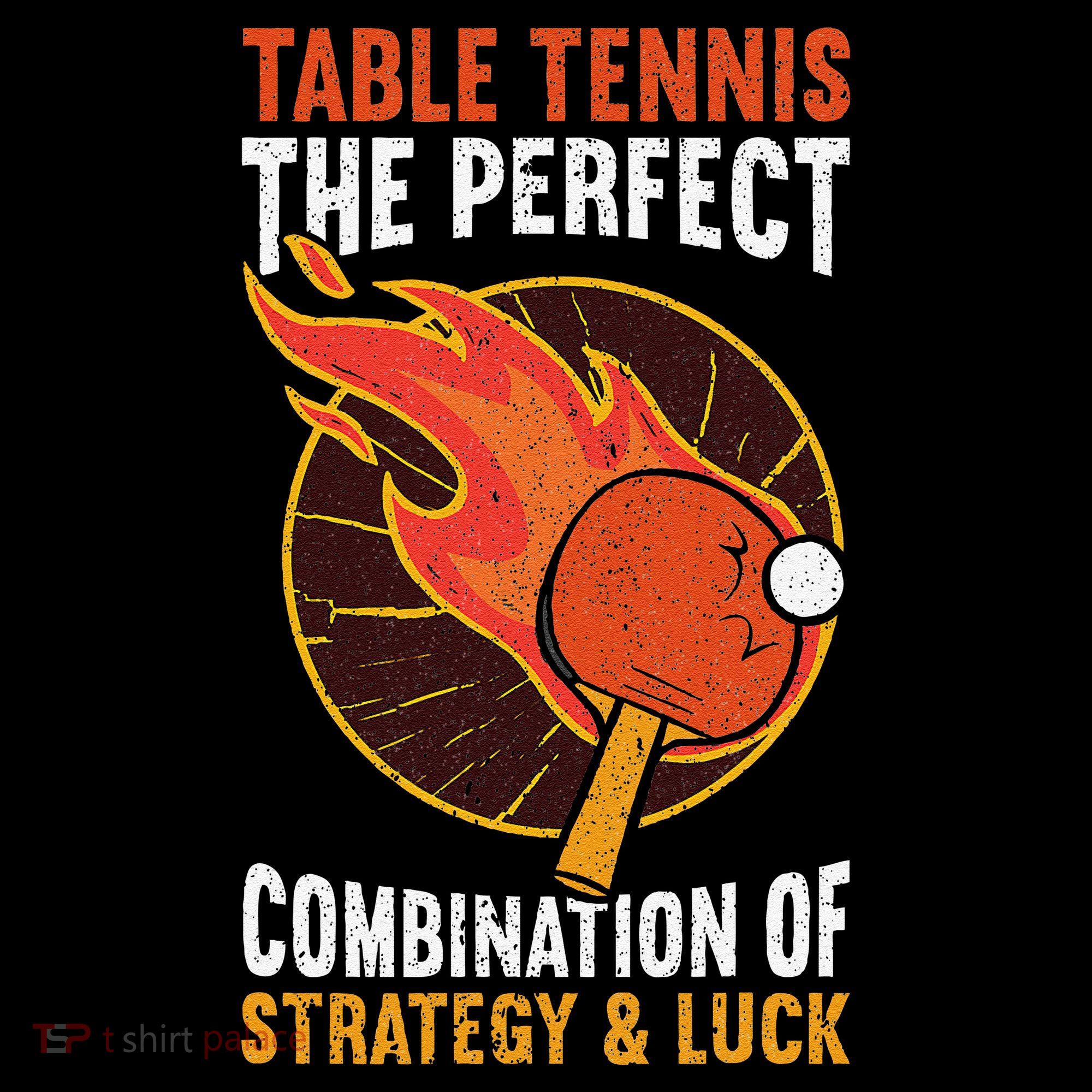 The Perfect Combination Of Strategy & Luck Fun Table Tennis Coffee Mug