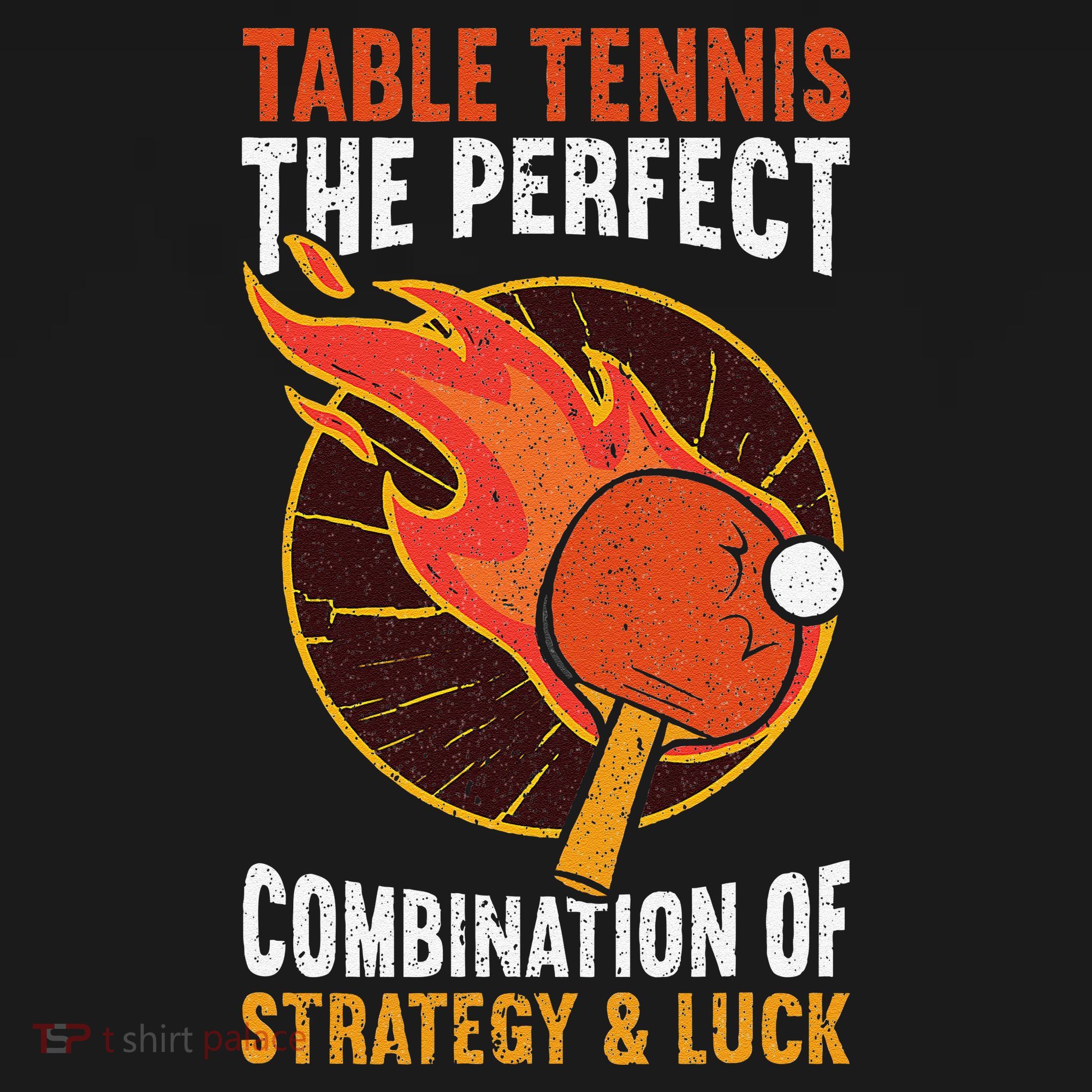 The Perfect Combination Of Strategy & Luck Fun Table Tennis Women's Hoodie