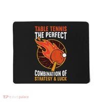 The Perfect Combination Of Strategy & Luck Fun Table Tennis Mousepad thumb 0