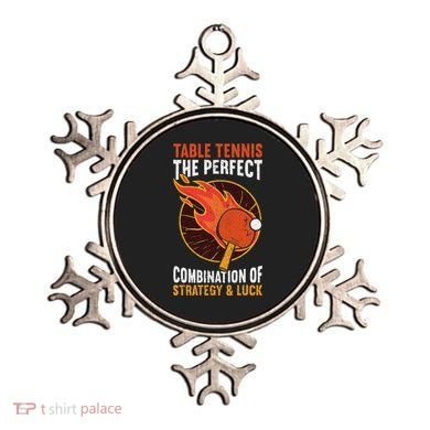 The Perfect Combination Of Strategy & Luck Fun Table Tennis Ornament