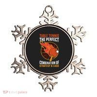 The Perfect Combination Of Strategy & Luck Fun Table Tennis Ornament thumb 0