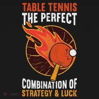 The Perfect Combination Of Strategy & Luck Fun Table Tennis Toddler Hoodie thumb 2