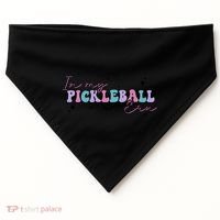 Trendy Pickleball Coach With Saying In My Pickleball Era Great Gift USA-Made Doggie Bandana thumb 0