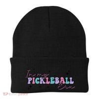 Trendy Pickleball Coach With Saying In My Pickleball Era Great Gift Beanie thumb 0