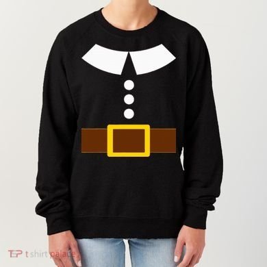 Thanksgiving Pilgrim Costume Turkey Day Women's Sweatshirt