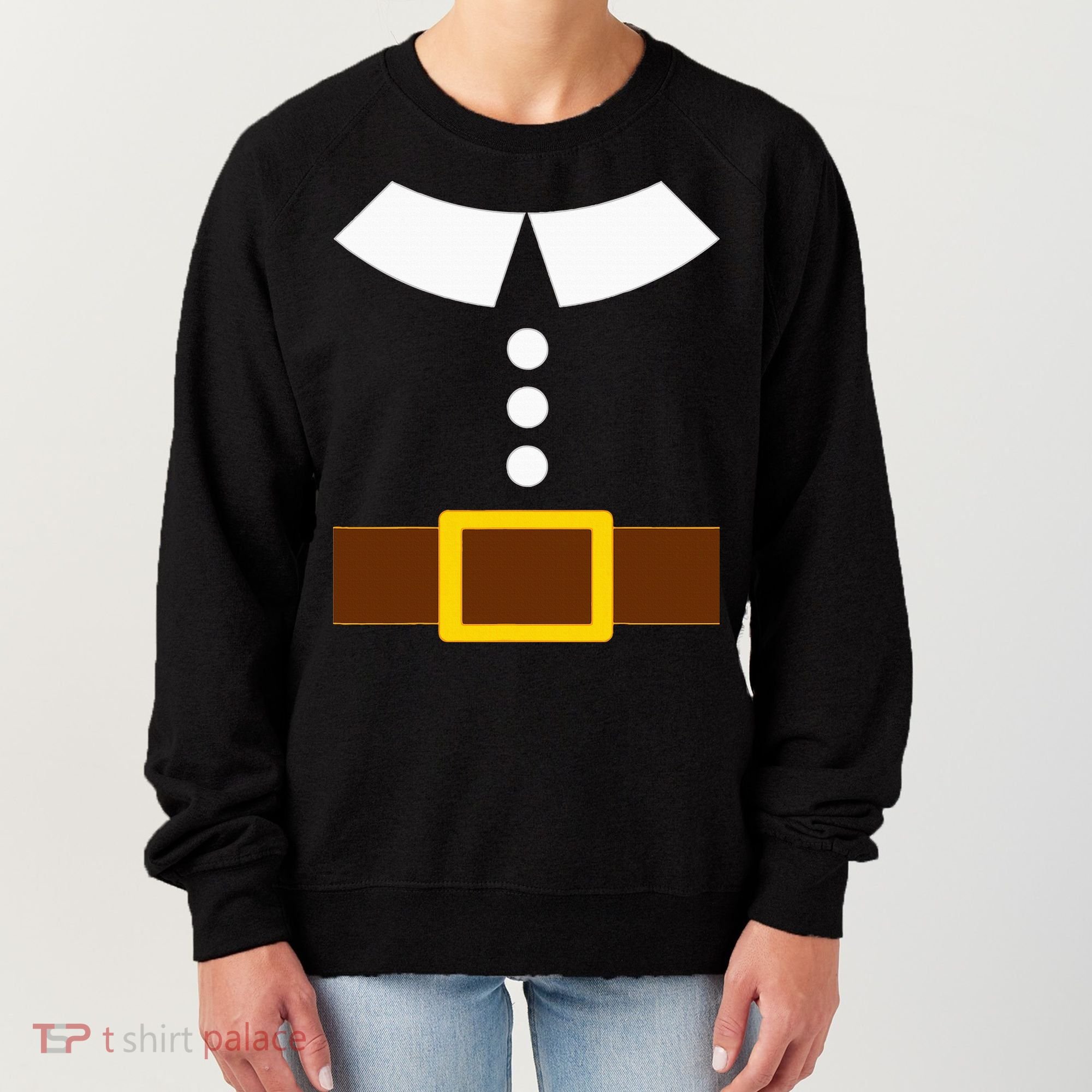 Thanksgiving Pilgrim Costume Turkey Day Women's Sweatshirt