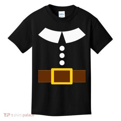 Thanksgiving Pilgrim Costume Turkey Day Kids T-Shirt