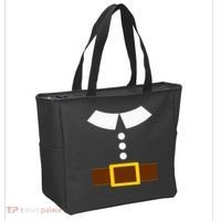Thanksgiving Pilgrim Costume Turkey Day Tote Bag thumb 2
