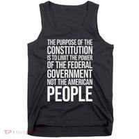 The Purpose Constitution Is Limit Power Of The Federal Tank Top thumb 0