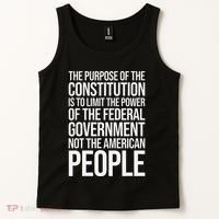 The Purpose Constitution Is Limit Power Of The Federal Tank Top thumb 2