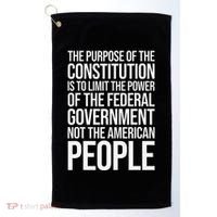The Purpose Constitution Is Limit Power Of The Federal Golf Towel thumb 0