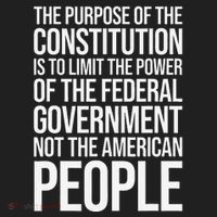The Purpose Constitution Is Limit Power Of The Federal Golf Towel thumb 3