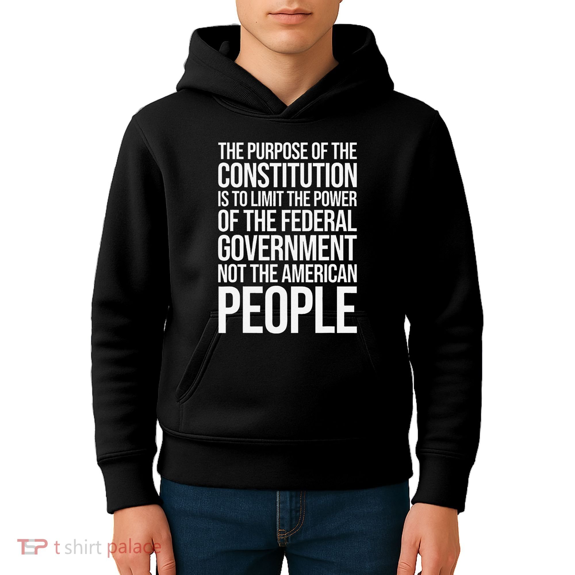 The Purpose Constitution Is Limit Power Of The Federal Kids Hoodie